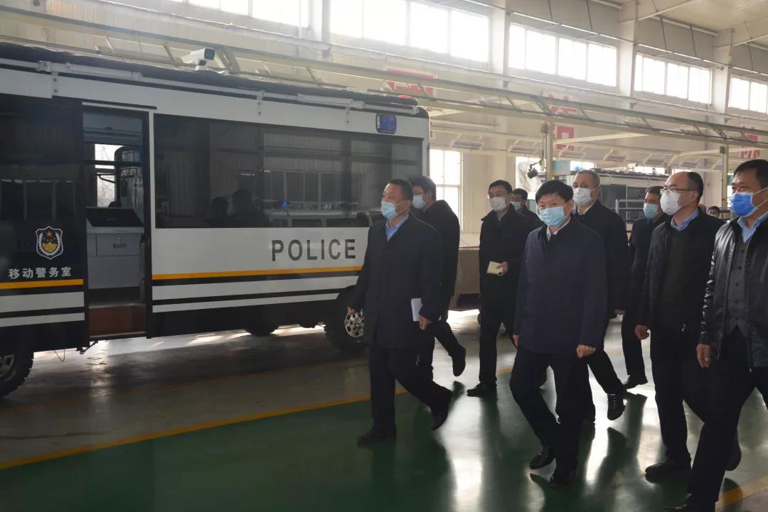 省委常委、石家莊市委書記邢國輝蒞臨躍迪集團(tuán)調(diào)研考察防疫工作站生產(chǎn)情況